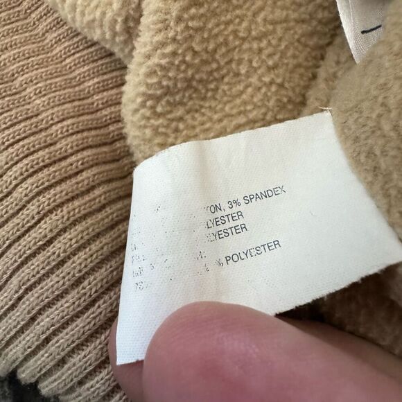 Gap Unisex Kids Fleece Sleeveless Full Zip Puffer Vest Beige Size Small (6-7) - Picture 7 of 9